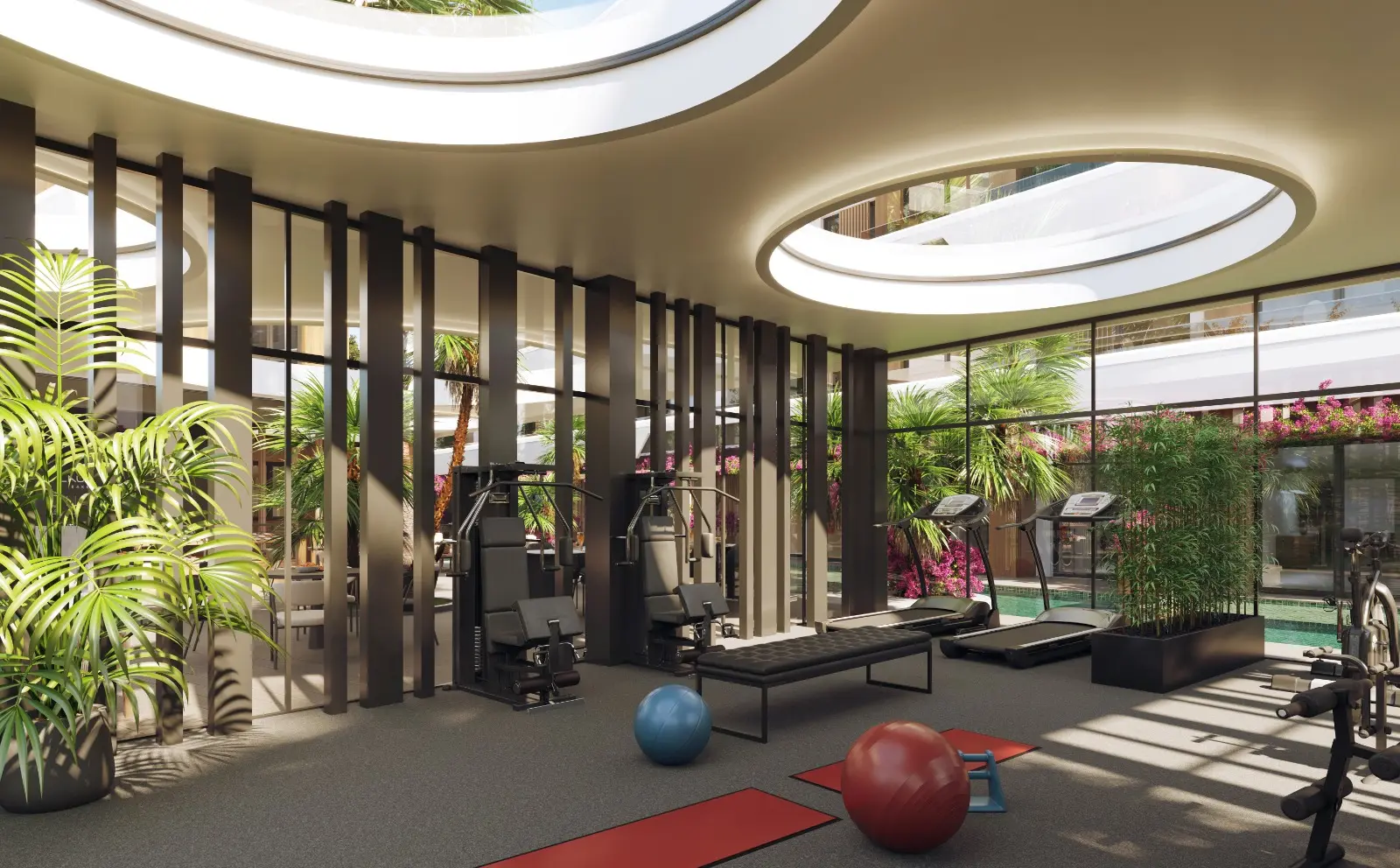 Gym area